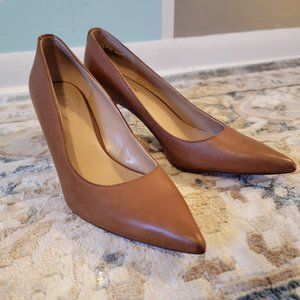 Ralph Lauren Lanette Brown Pointed Toe Pumps Size 7B